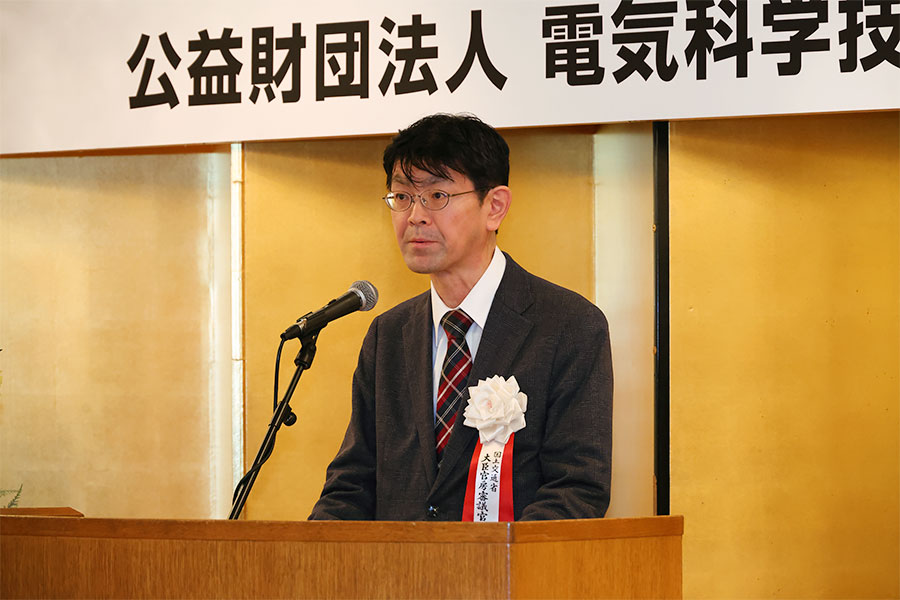 国土交通省大臣官房技術総括審議官祝辞（代読・阿部真嗣 国土交通省総合政策局 技術政策課 技術開発推進室長）